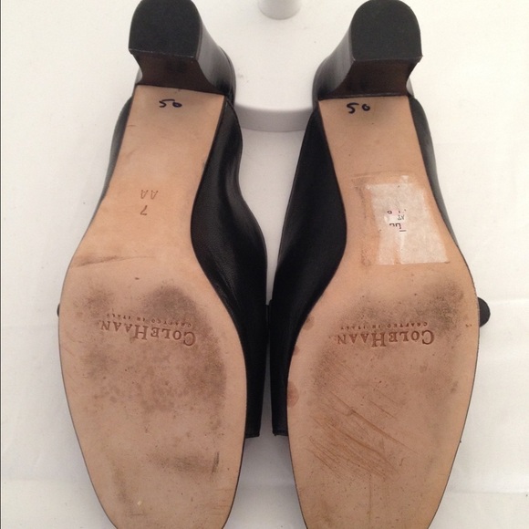 Cole Haan Country Mules Black 7AA - Picture 3 of 4